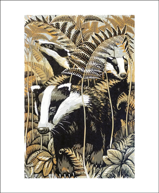 Martin Truefitt-Maker - Badgers Blank Card