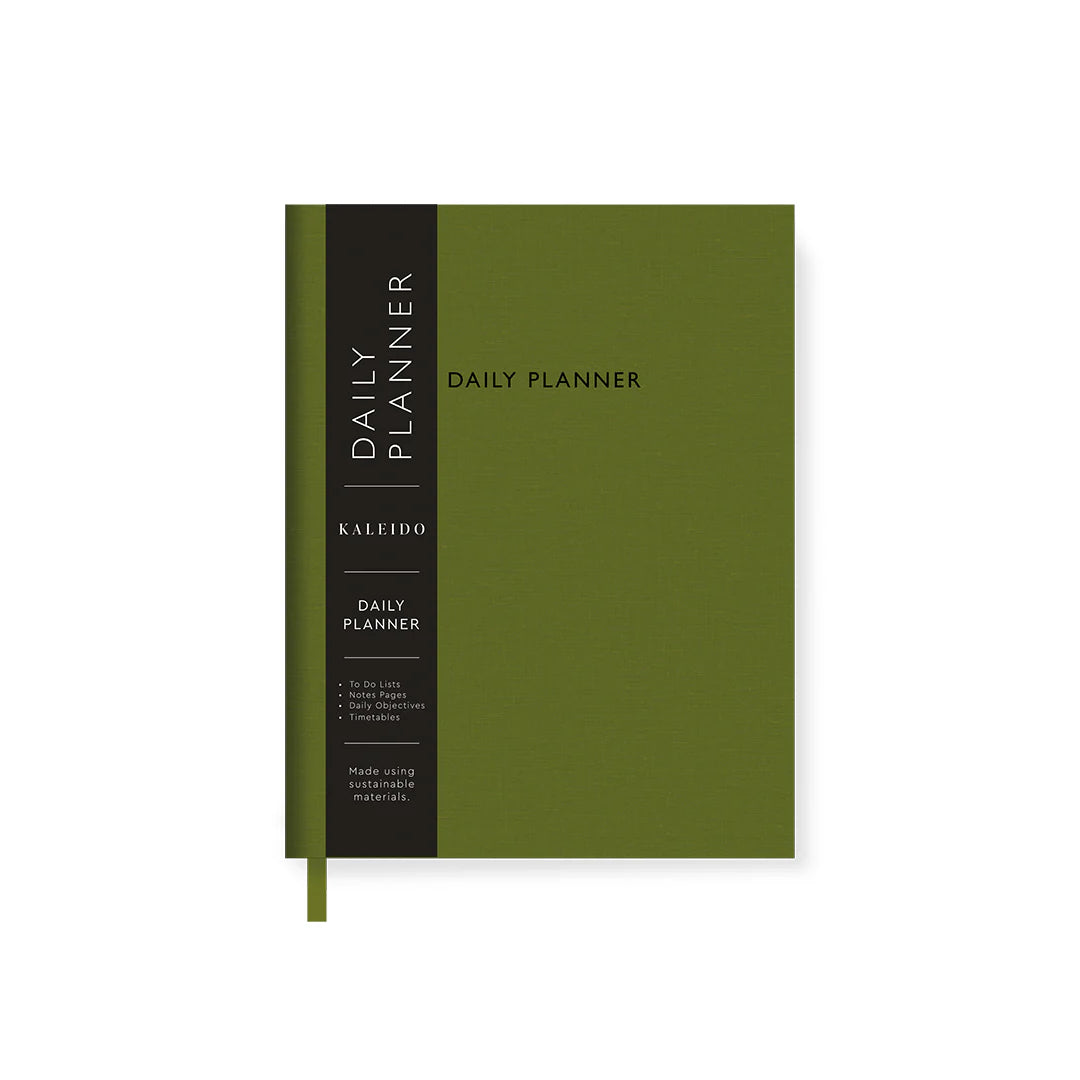 Olive Green Daily Planner