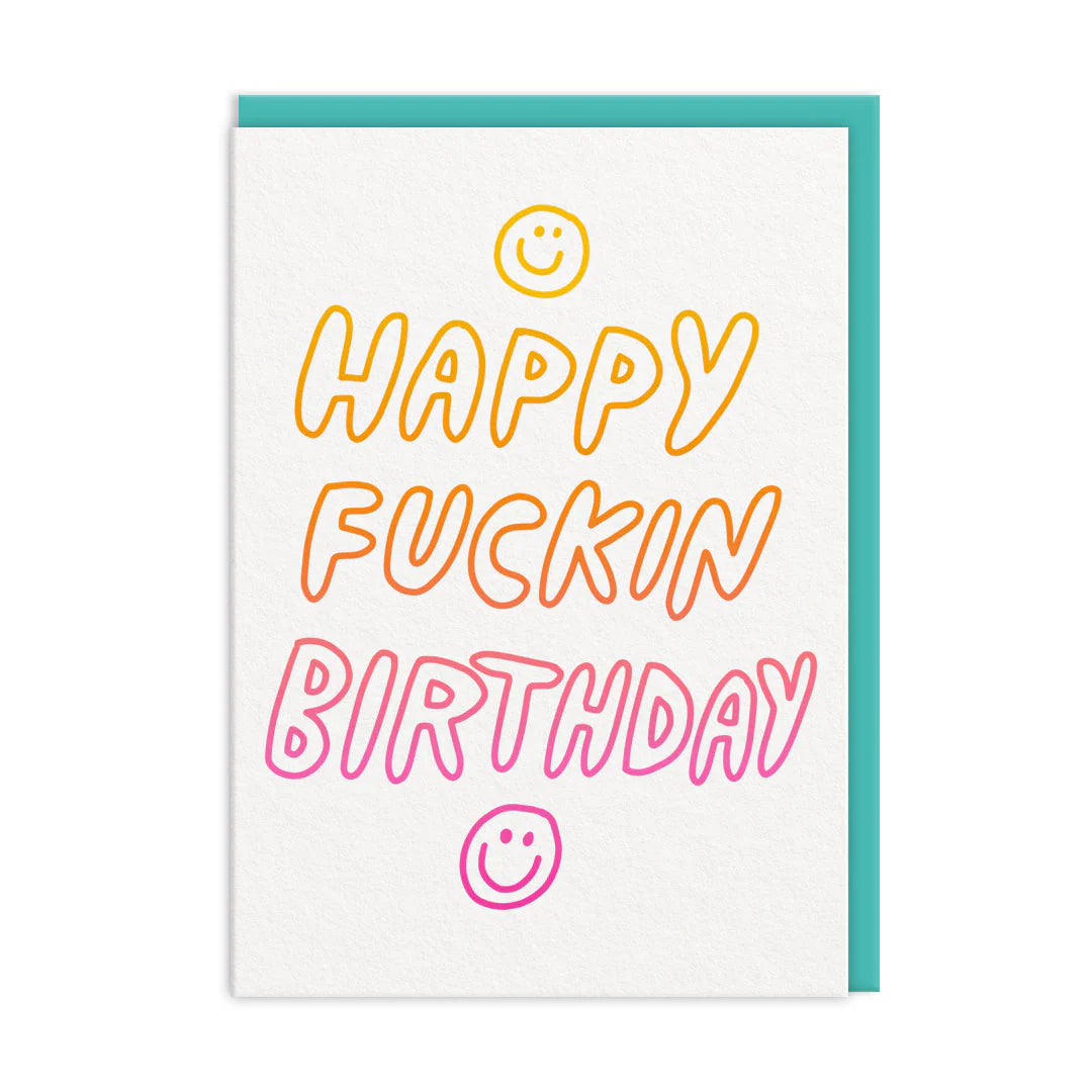 Happy F*ckin Birthday Card