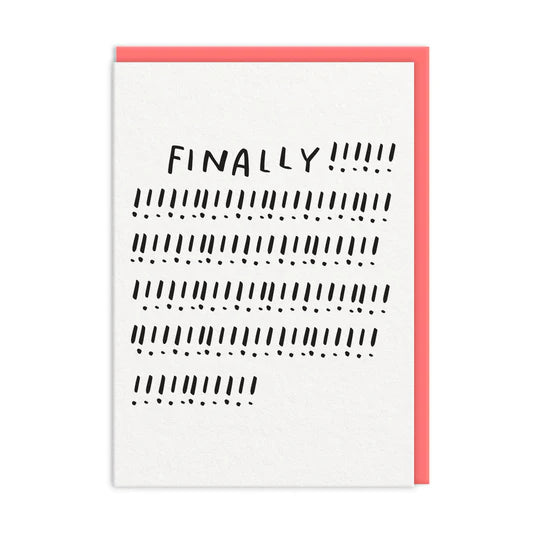 Finally! Card