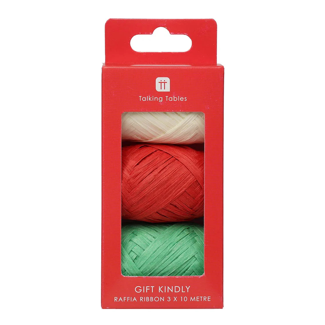 Mix Christmas Colours Raffia Ribbons