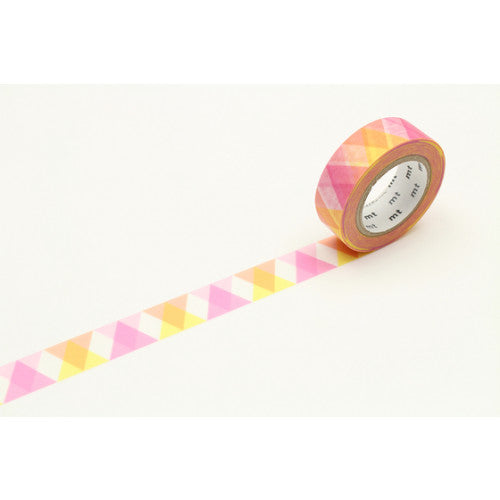 Triangle & Diamond Pink MT Washi Tape