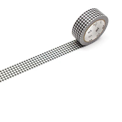 Delicate Checkered Black MT Washi Tape