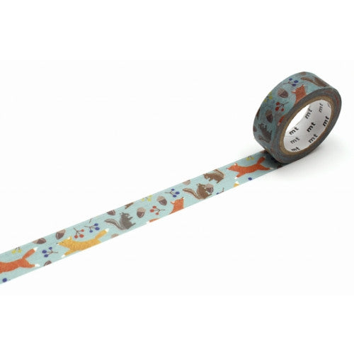 Embroidery Fox & Squirrel MT Washi Tape