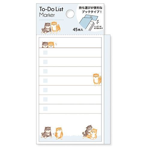 Mameshiba To Do List Sticky Notes