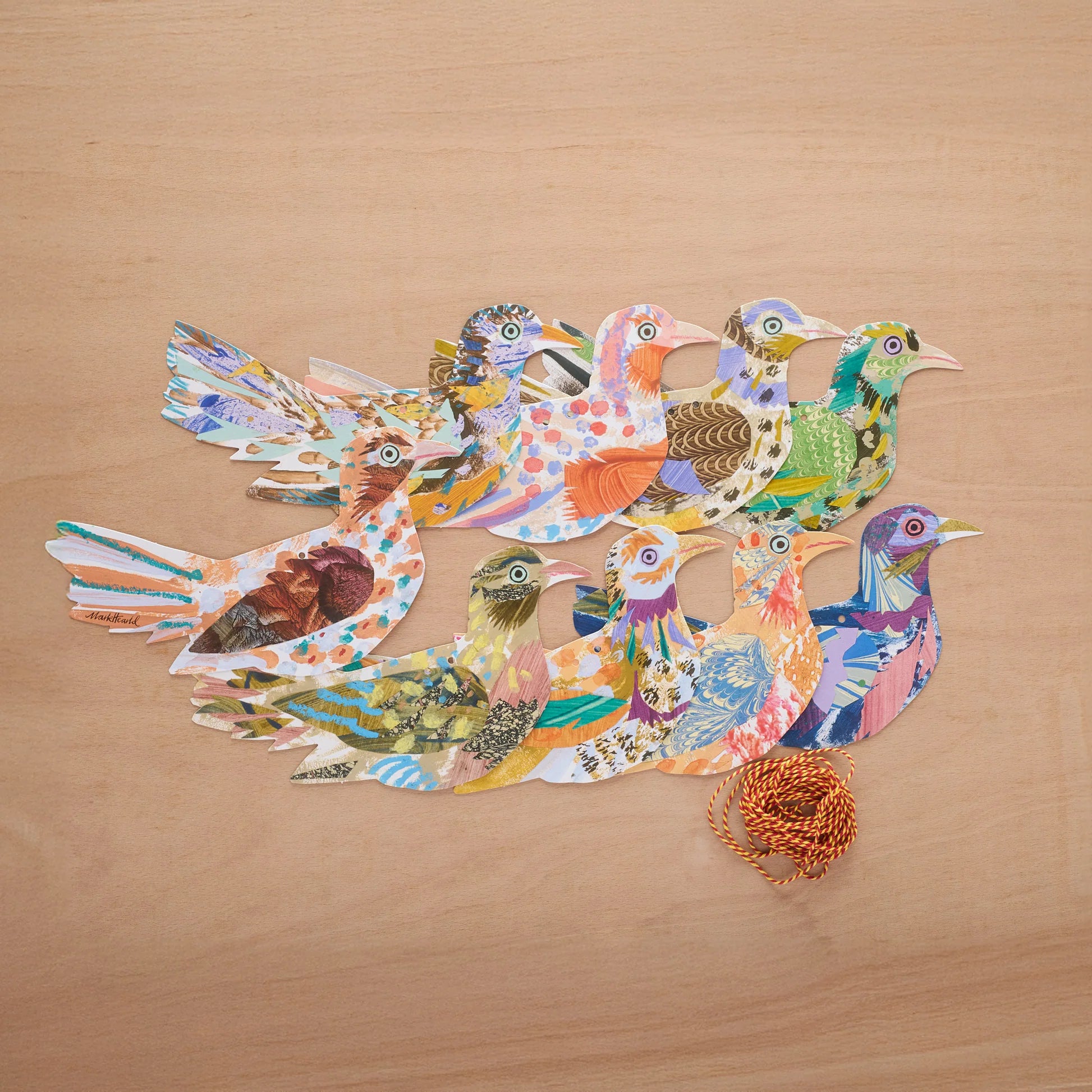 Whimsical Bird Garland