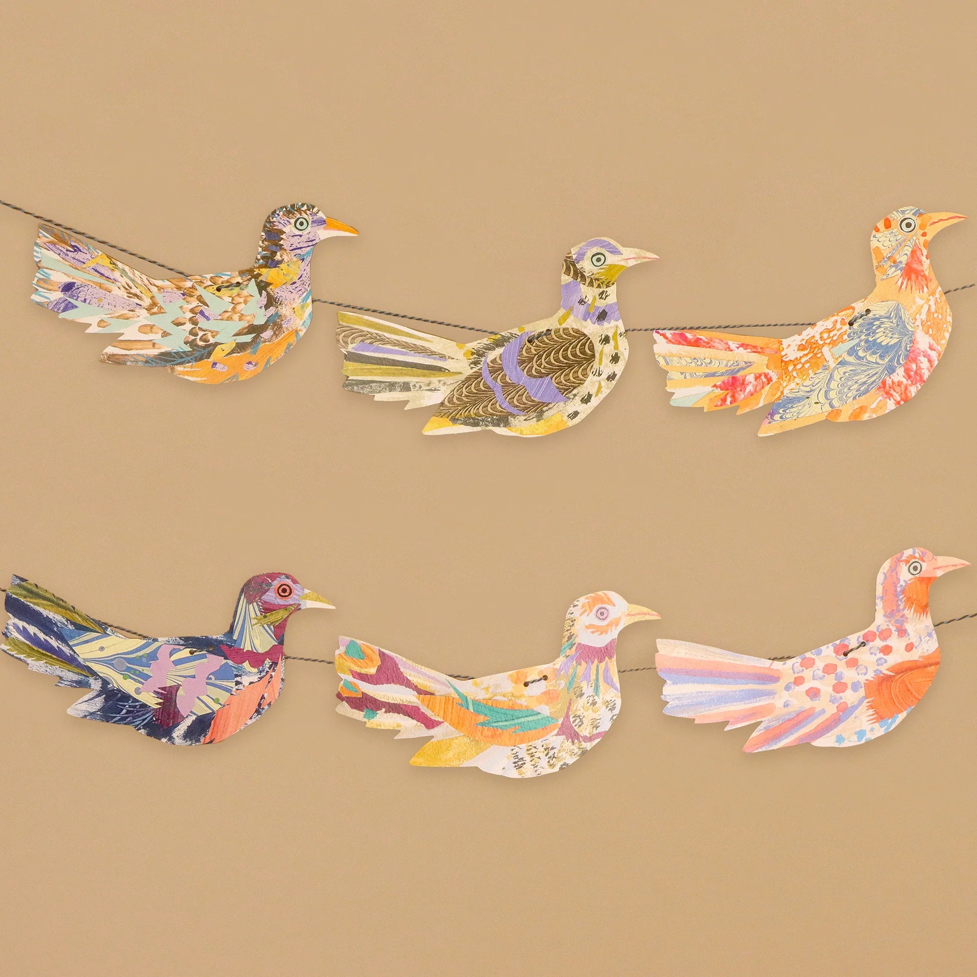 Whimsical Bird Garland