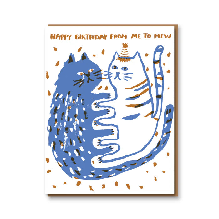 Me To Mew Birthday Card