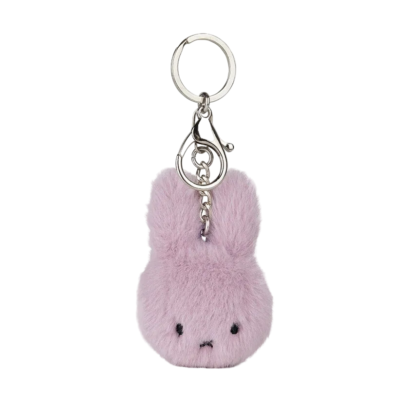 Miffy Fuzzy Eco Keychain Lilac