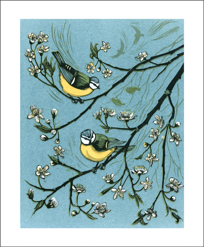 Spring Pursuit Blank Card