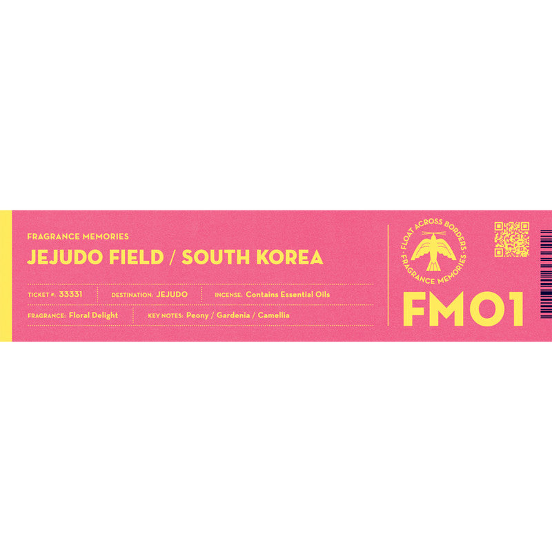Fragrance Memories Incense Jejudo Field - South Korea