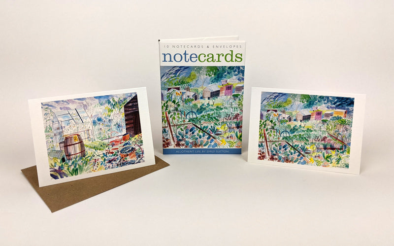 10 Allotment Life Notecards and Envelopes