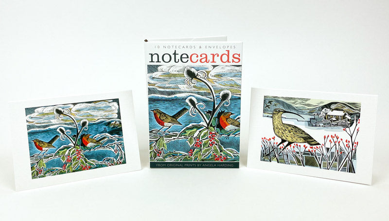 10 Robins & Curlews Notecards and Envelopes