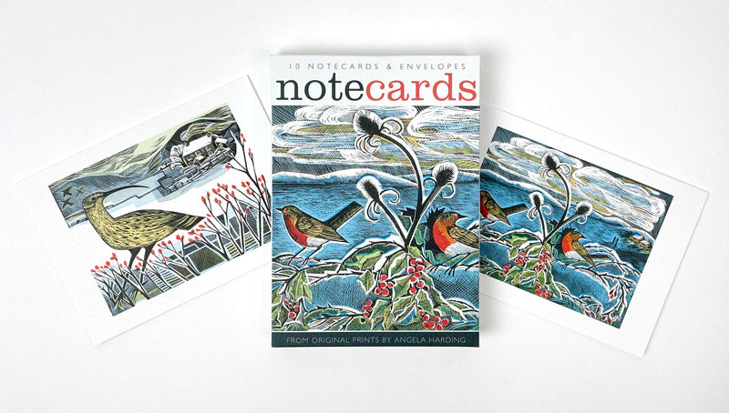 10 Robins & Curlews Notecards and Envelopes