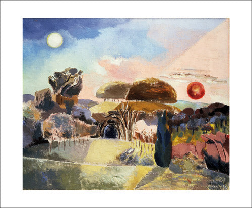 Paul Nash - Landscape Of The Vernal Equinox Blank Card