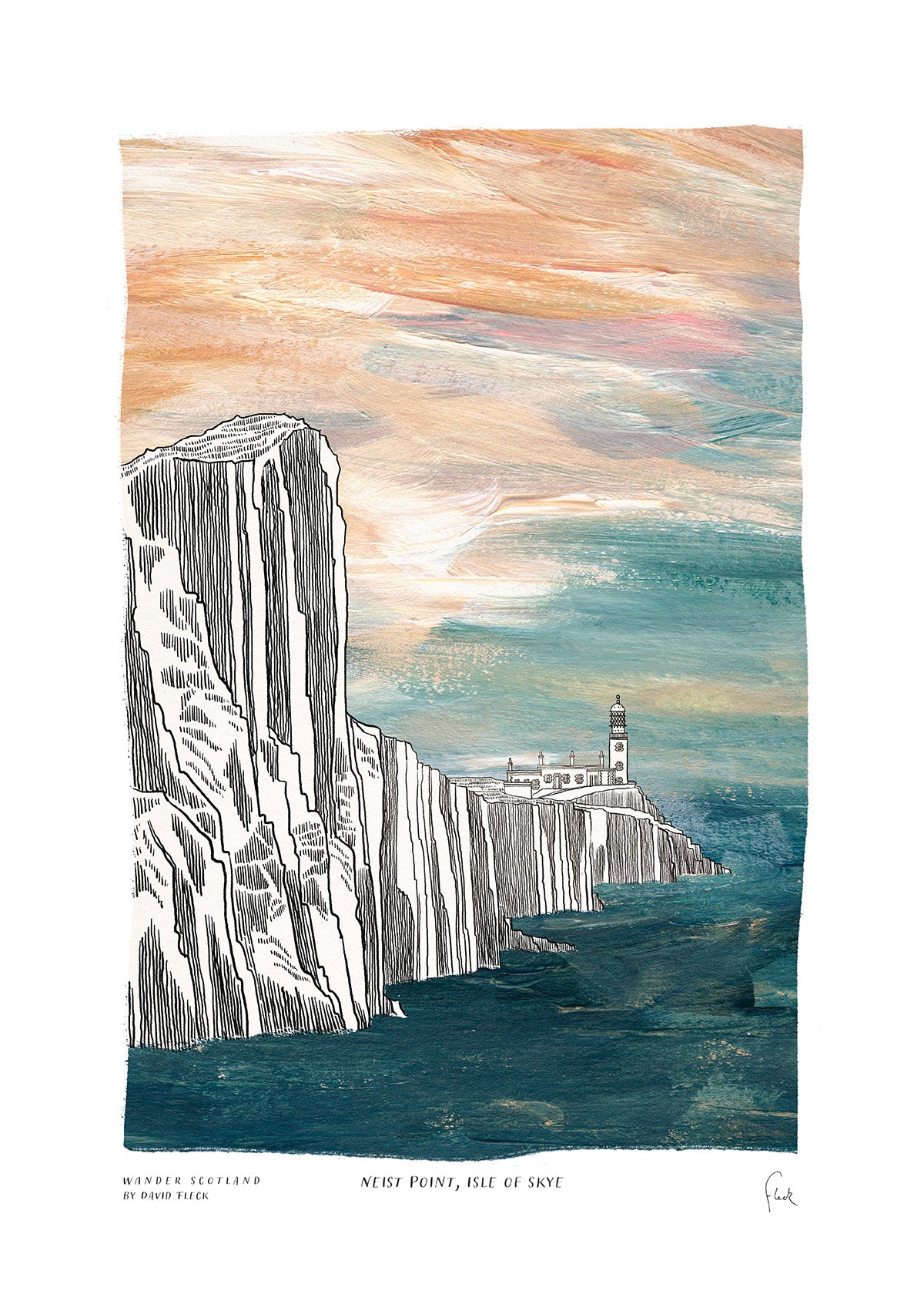 A5 Neist Point Art Print
