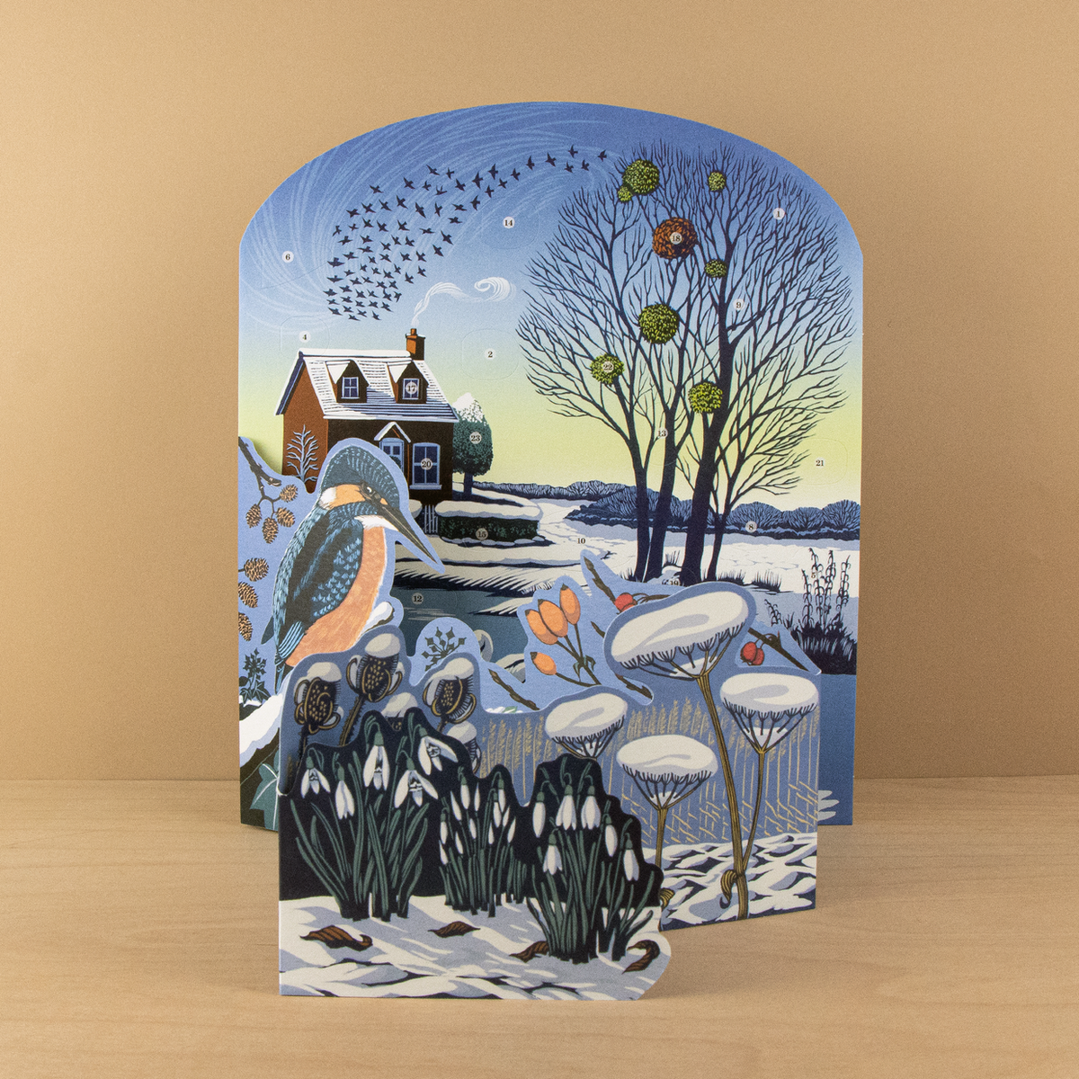 Winter Riverside Advent Calendar by Niki Bowers