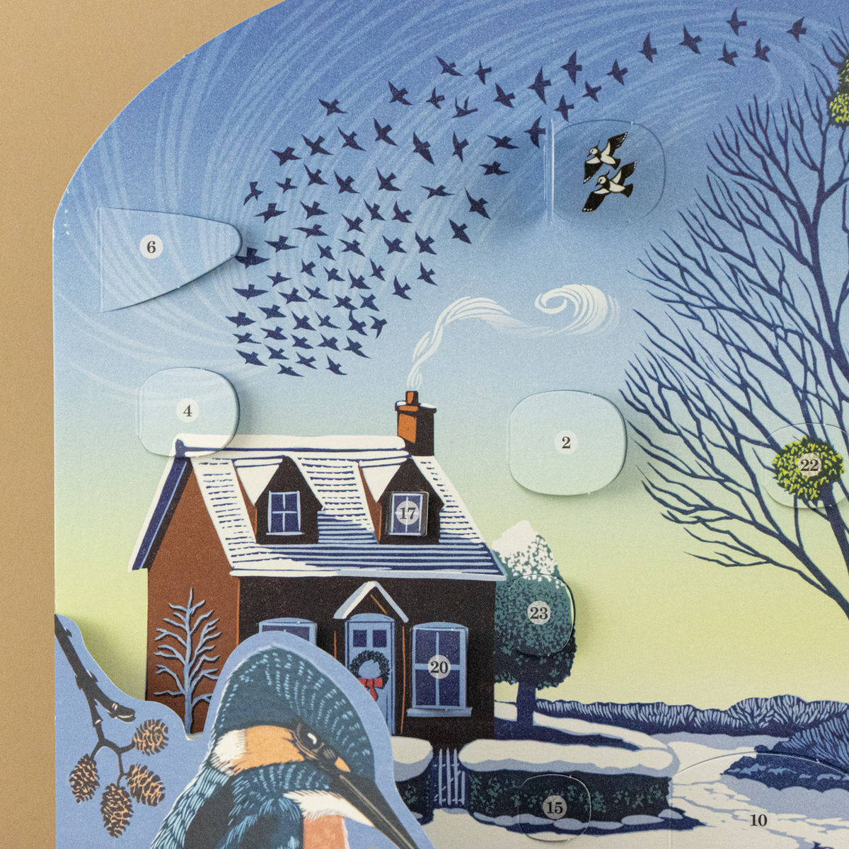 Winter Riverside Advent Calendar by Niki Bowers