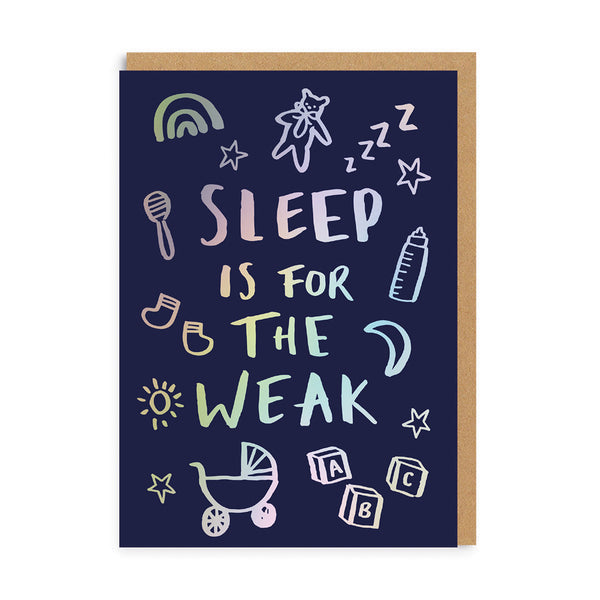Sleep New Baby Card