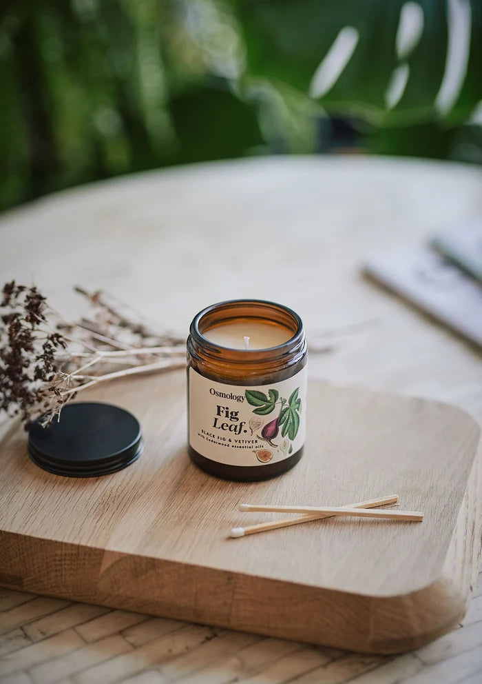 Fig Leaf Scented Jar Candle