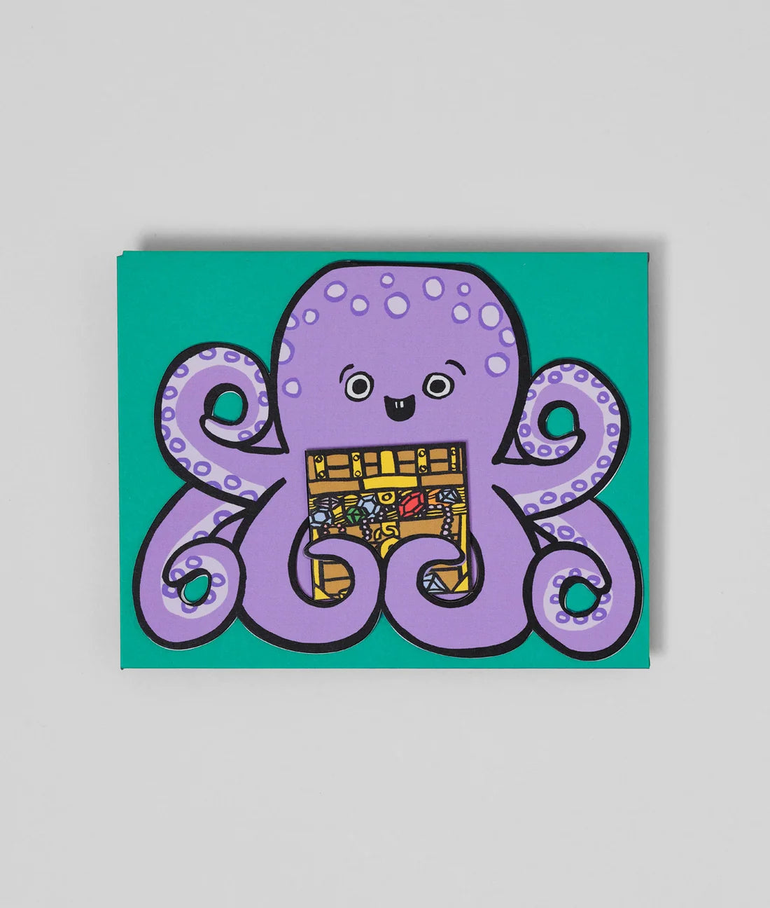 Octopus Birthday Card With Mini Card