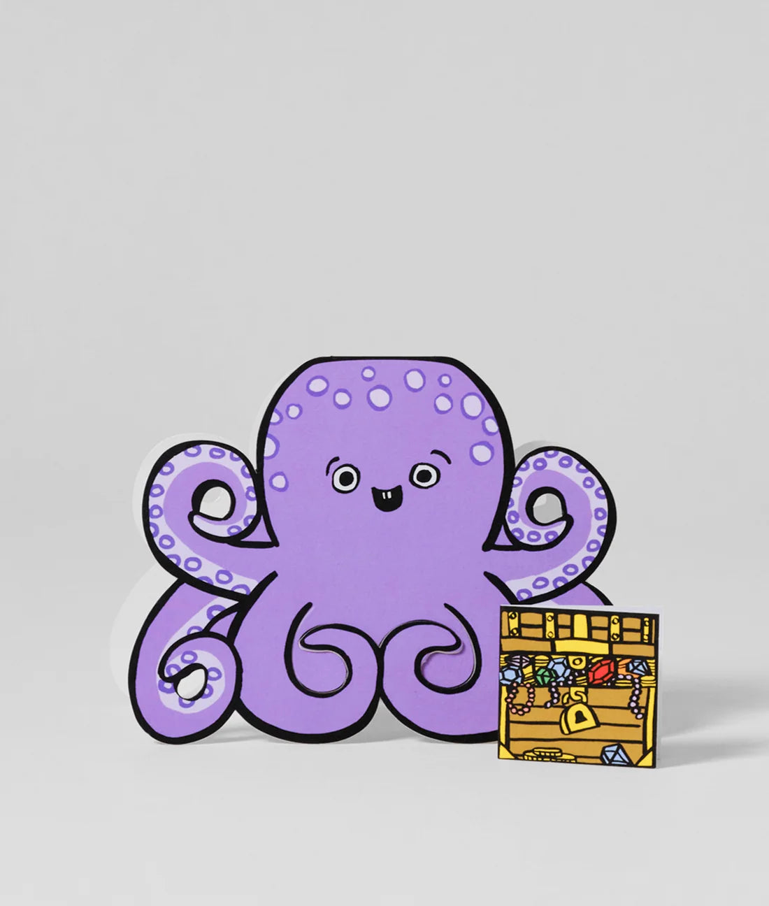 Octopus Birthday Card With Mini Card