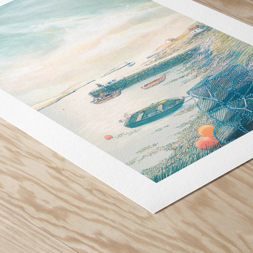 A4 Old Pier Art Print