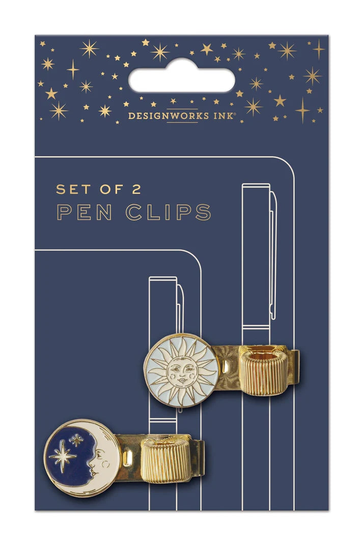 Celestial Pen Clips - Set Of 2