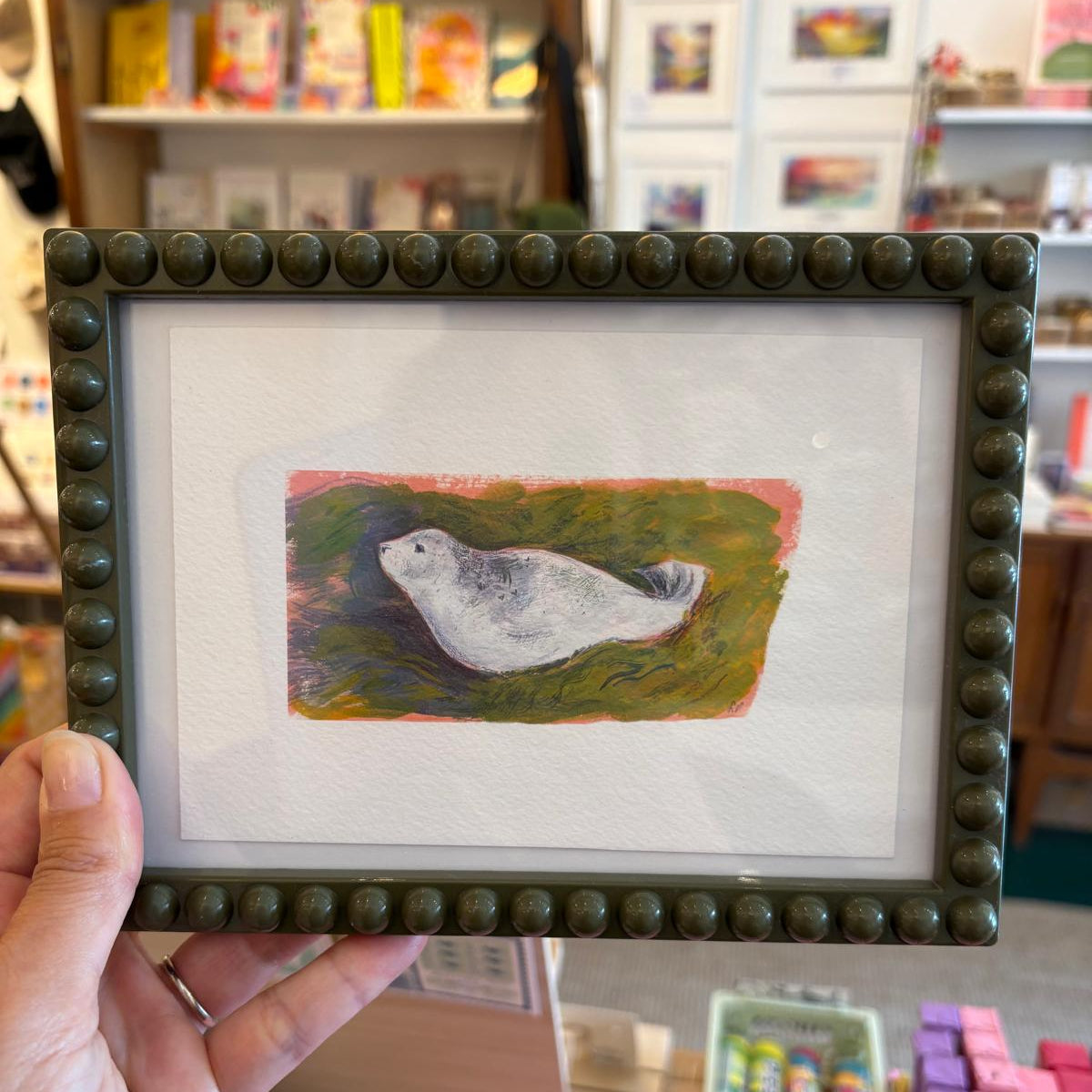 A6 Curious Seal Mini Print