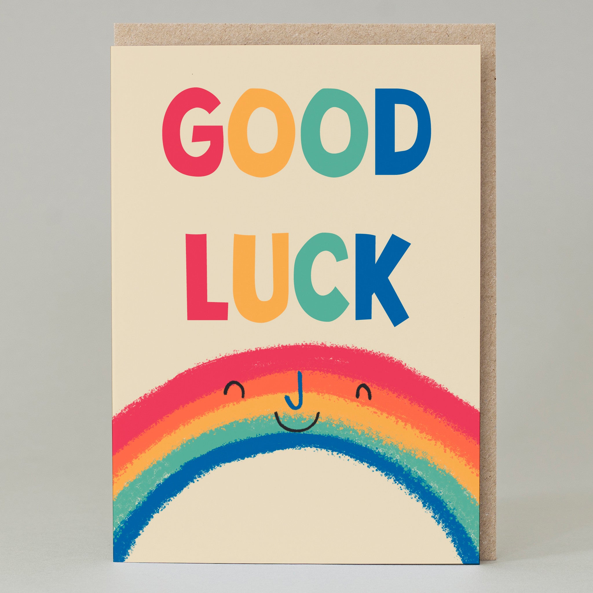 Rainbow Good Luck Card