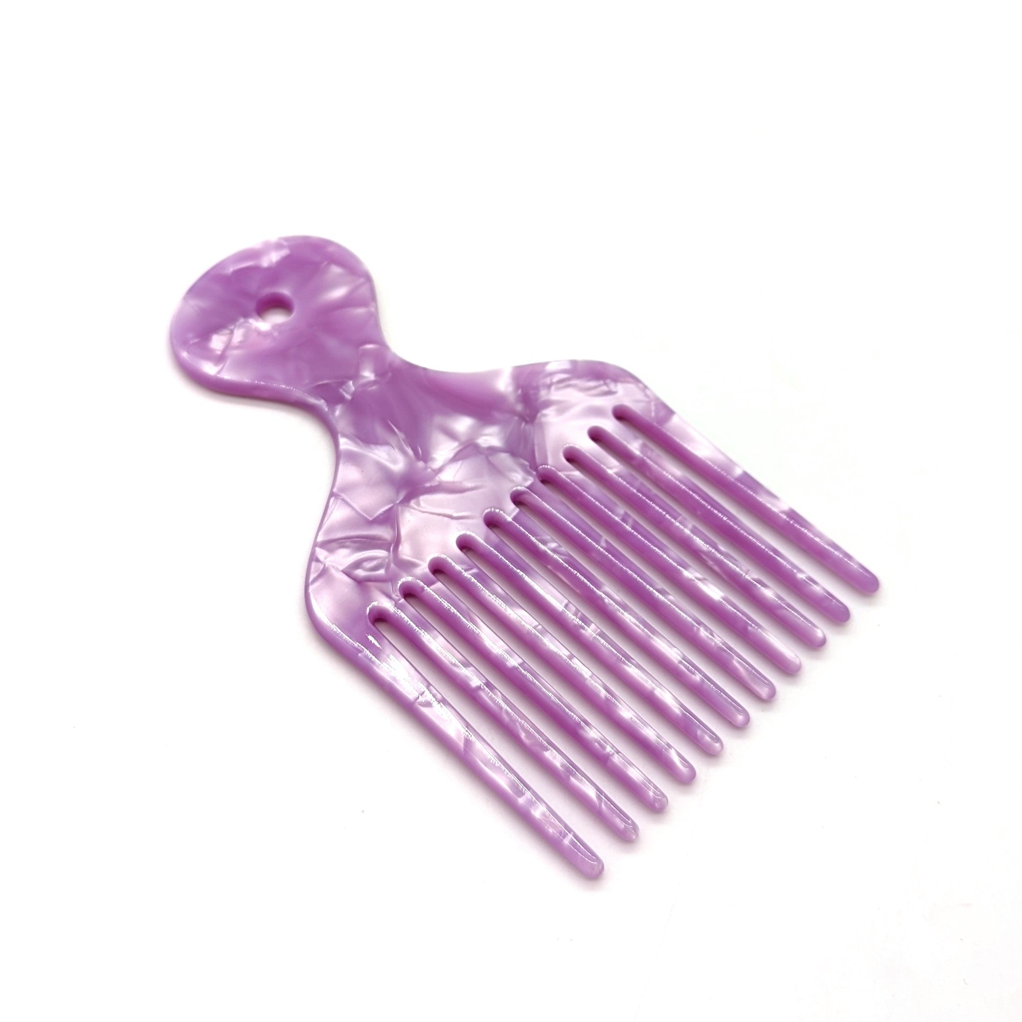 Purple Shimmer Natural Curl Comb