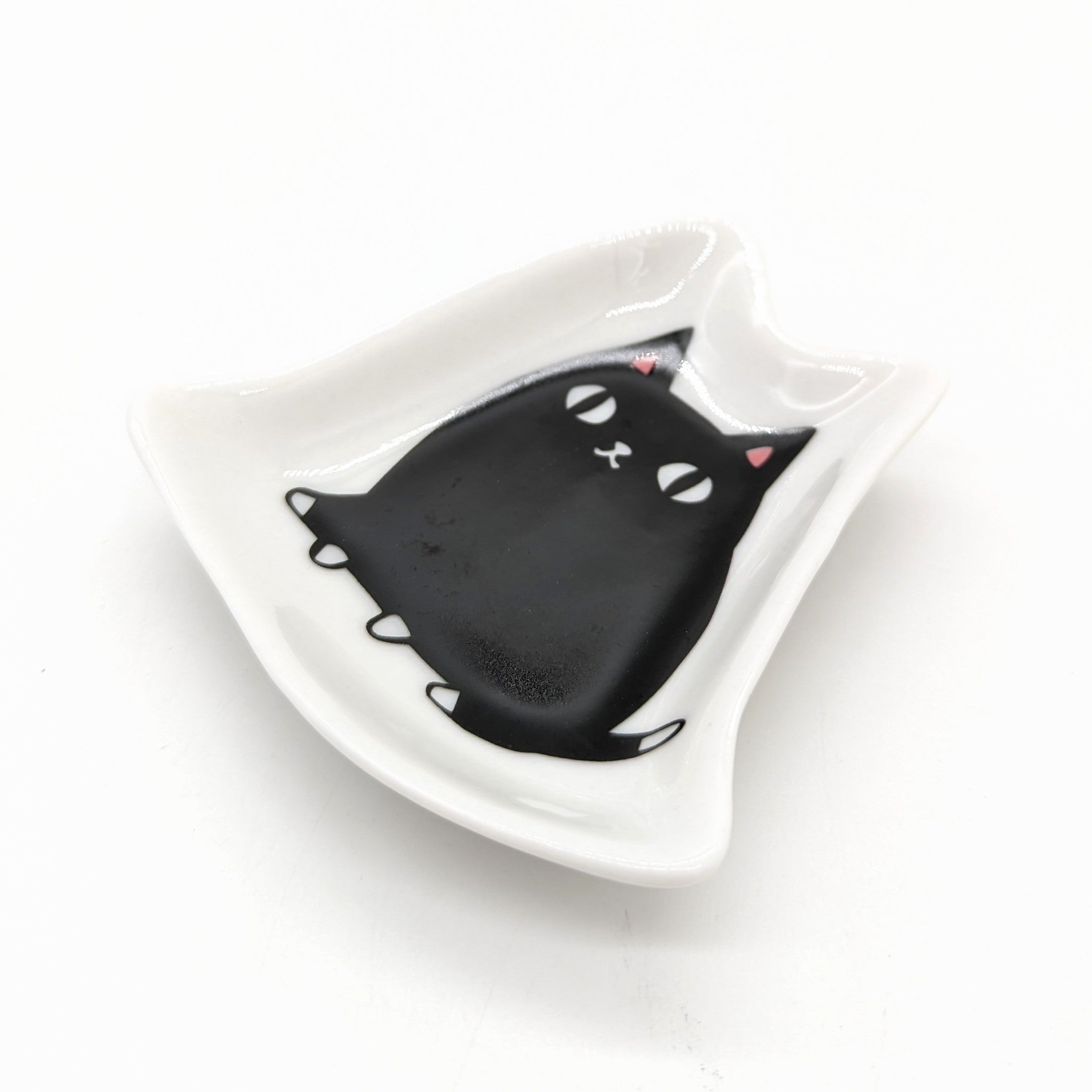 Black Shaped Cat Trinket Dish