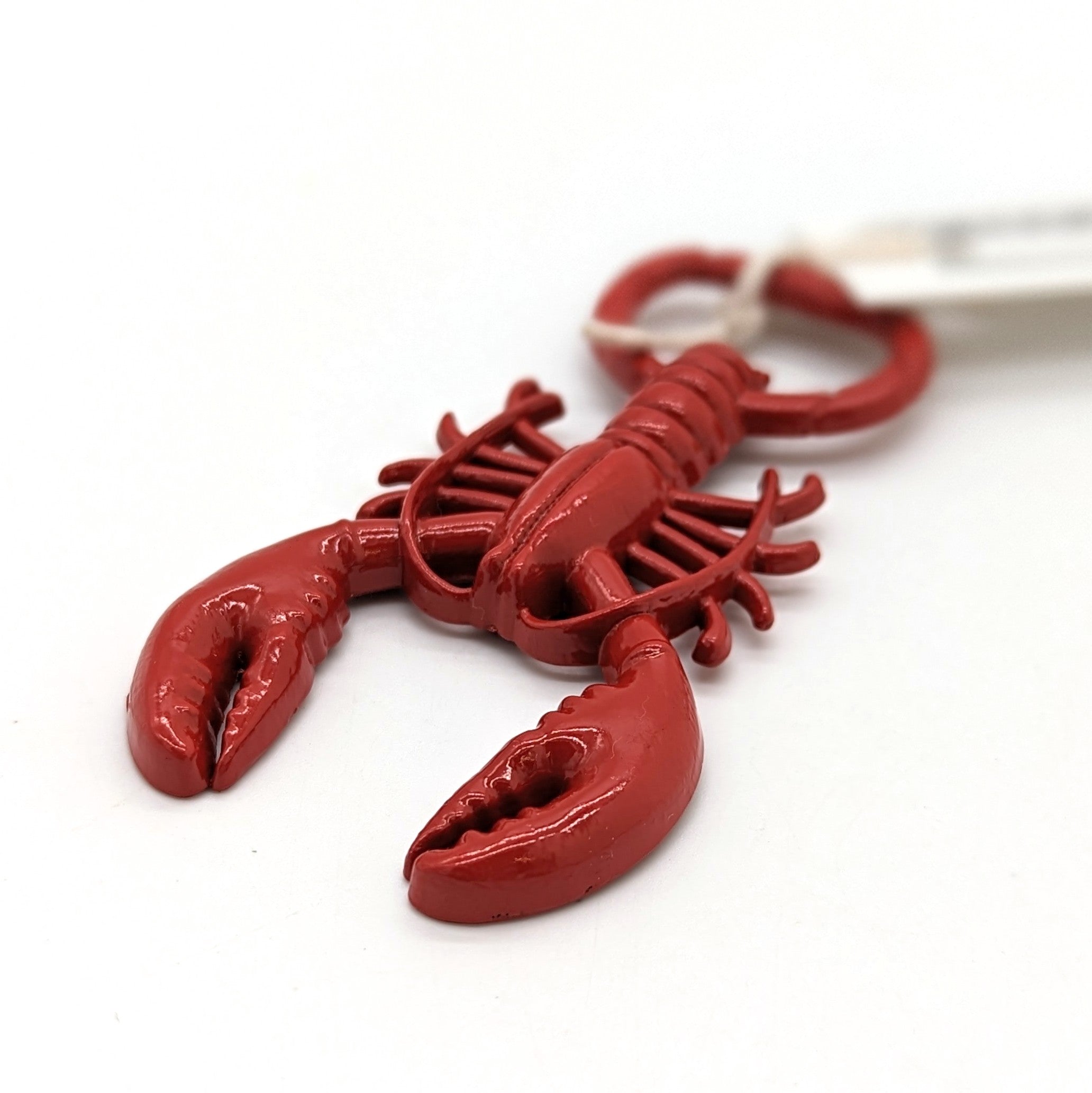 Small Red Metal Lobster Bottle Opener