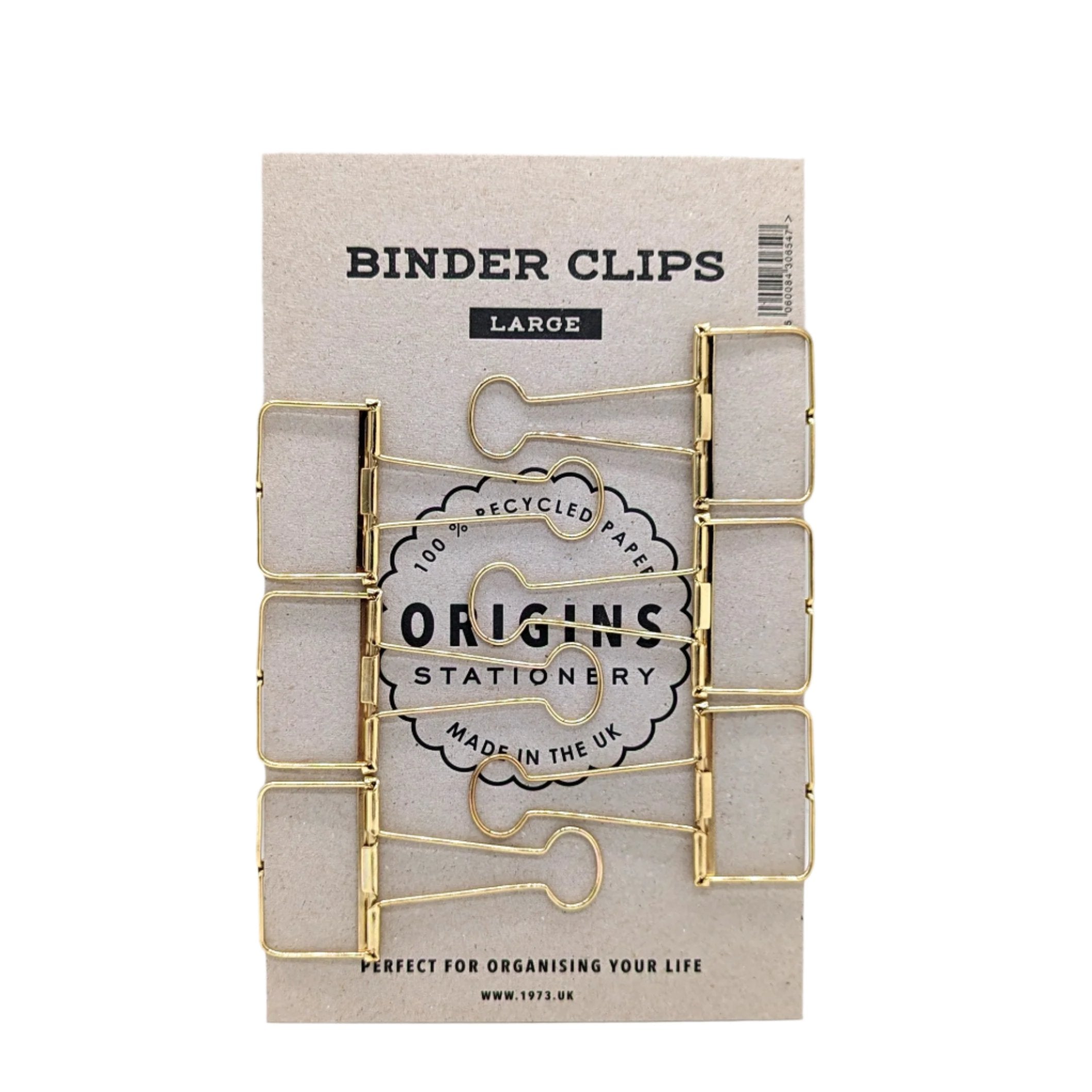 Gold Large Binder Clip
