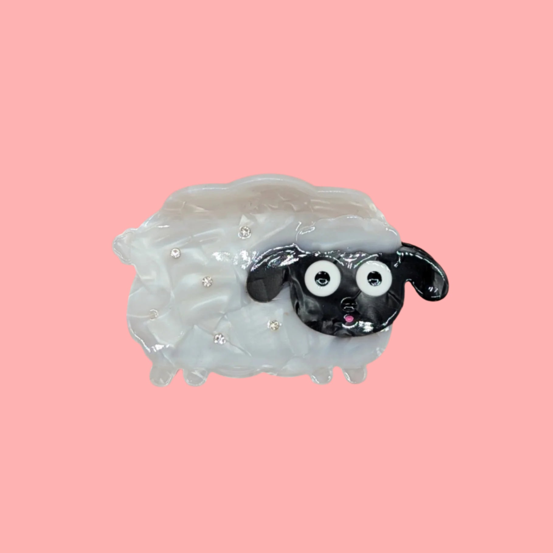 Sparkly Sheep Hair Clip