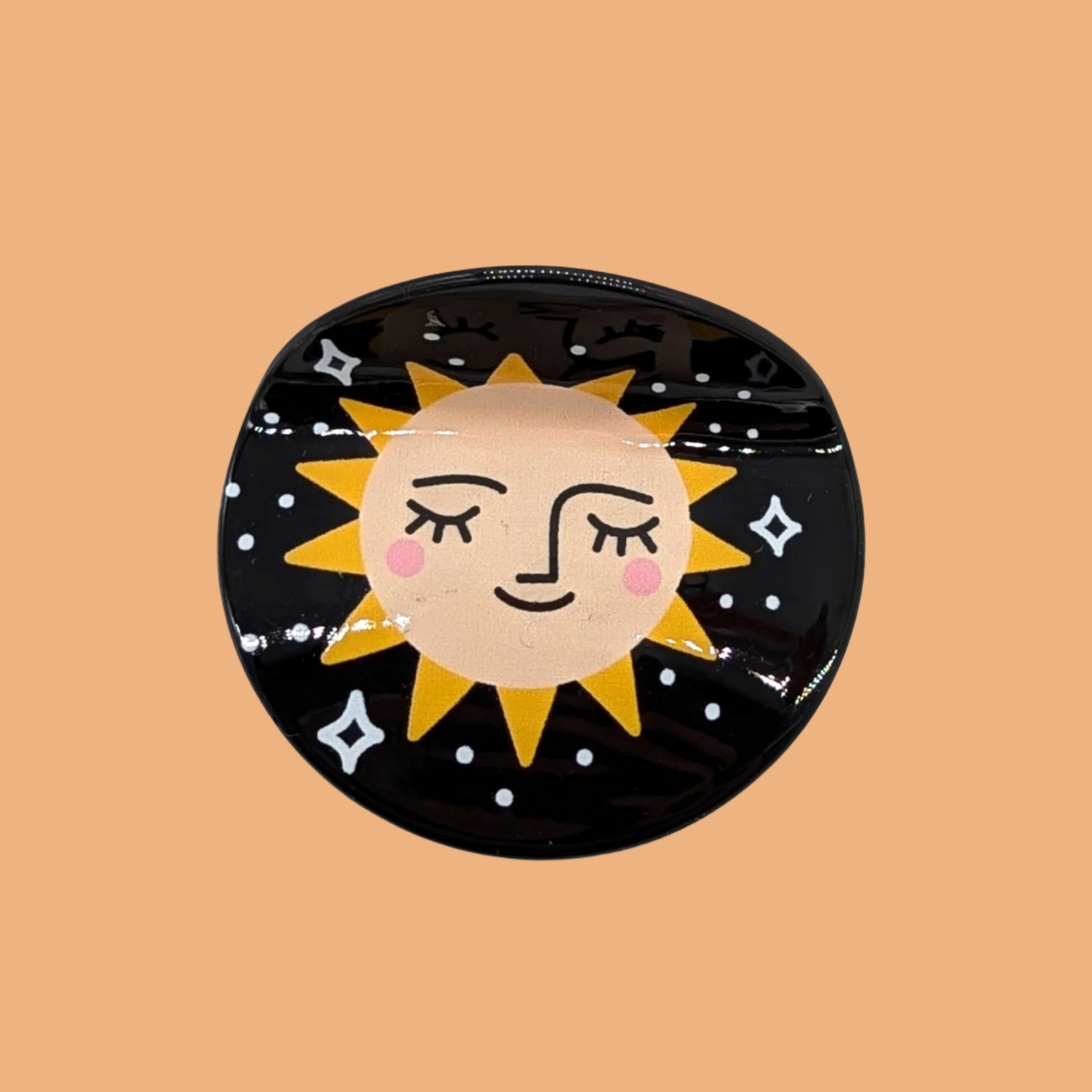 Circular Sun Hair Clip