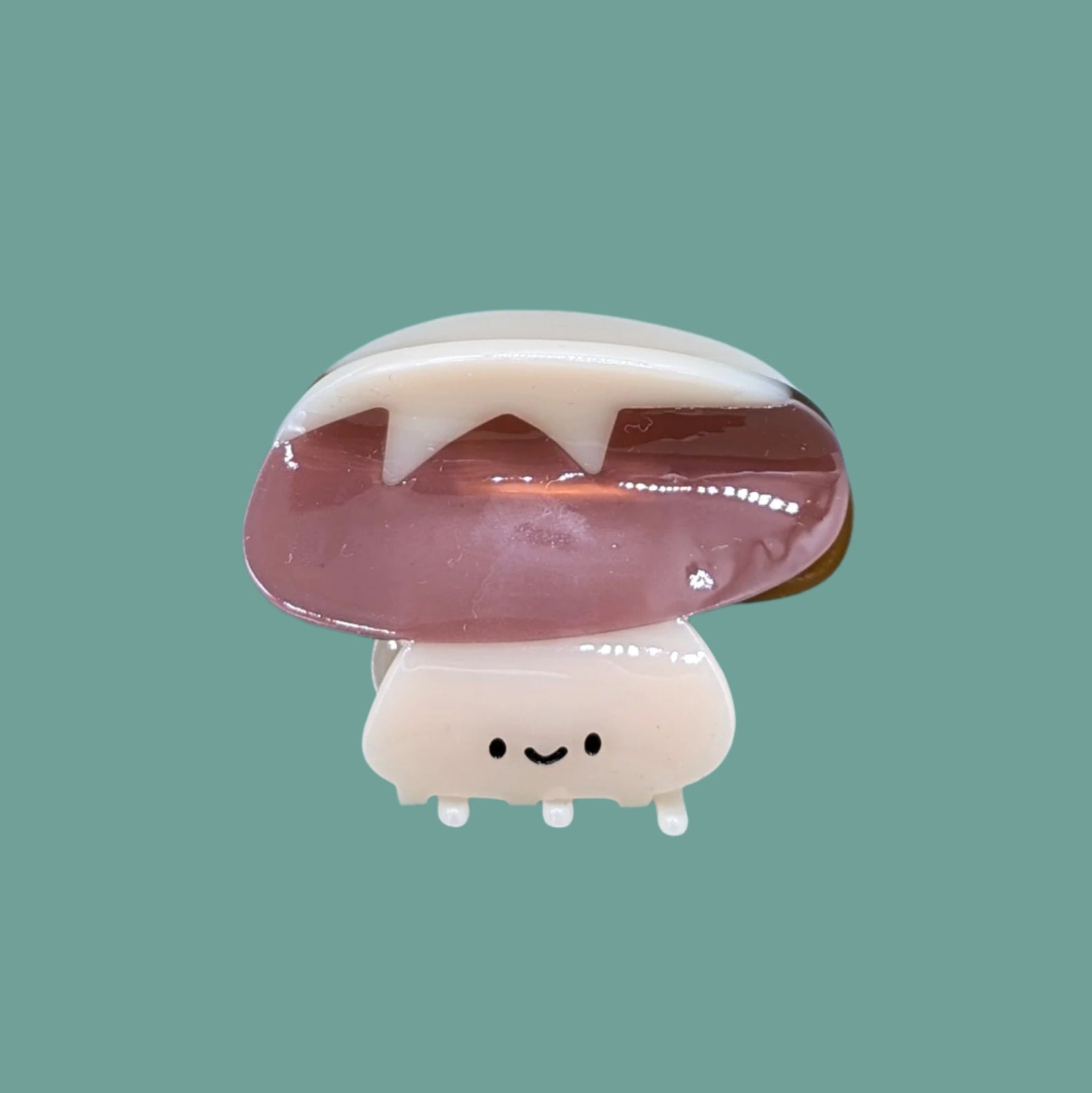 Happy Mushroom Hair Clip