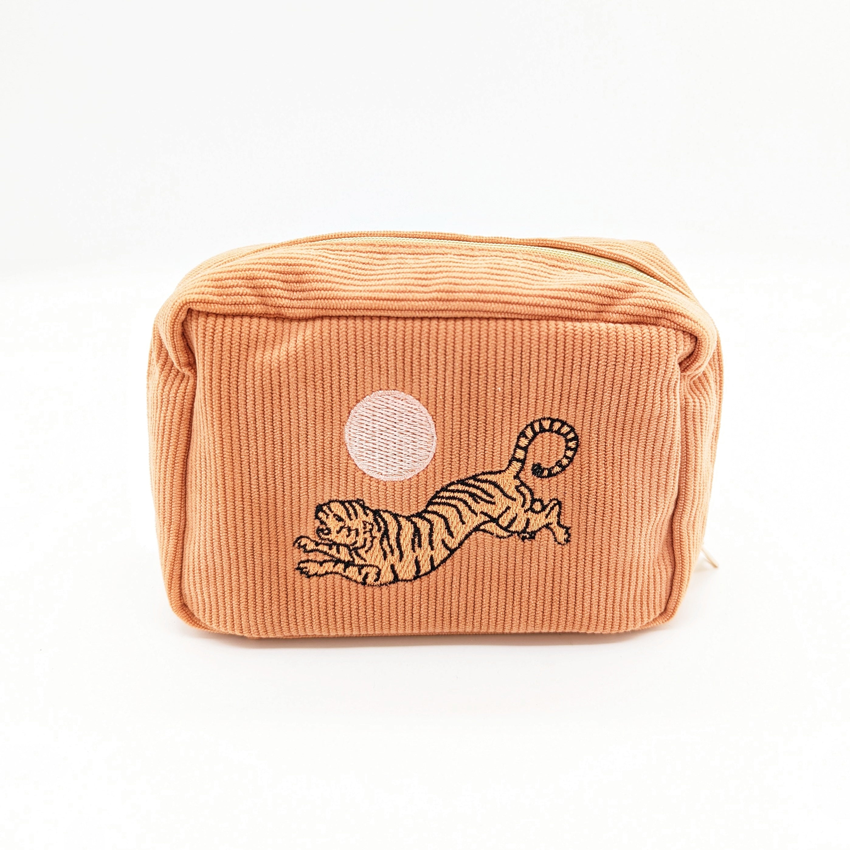 Corduroy Make Up Bag In Dusty Pink