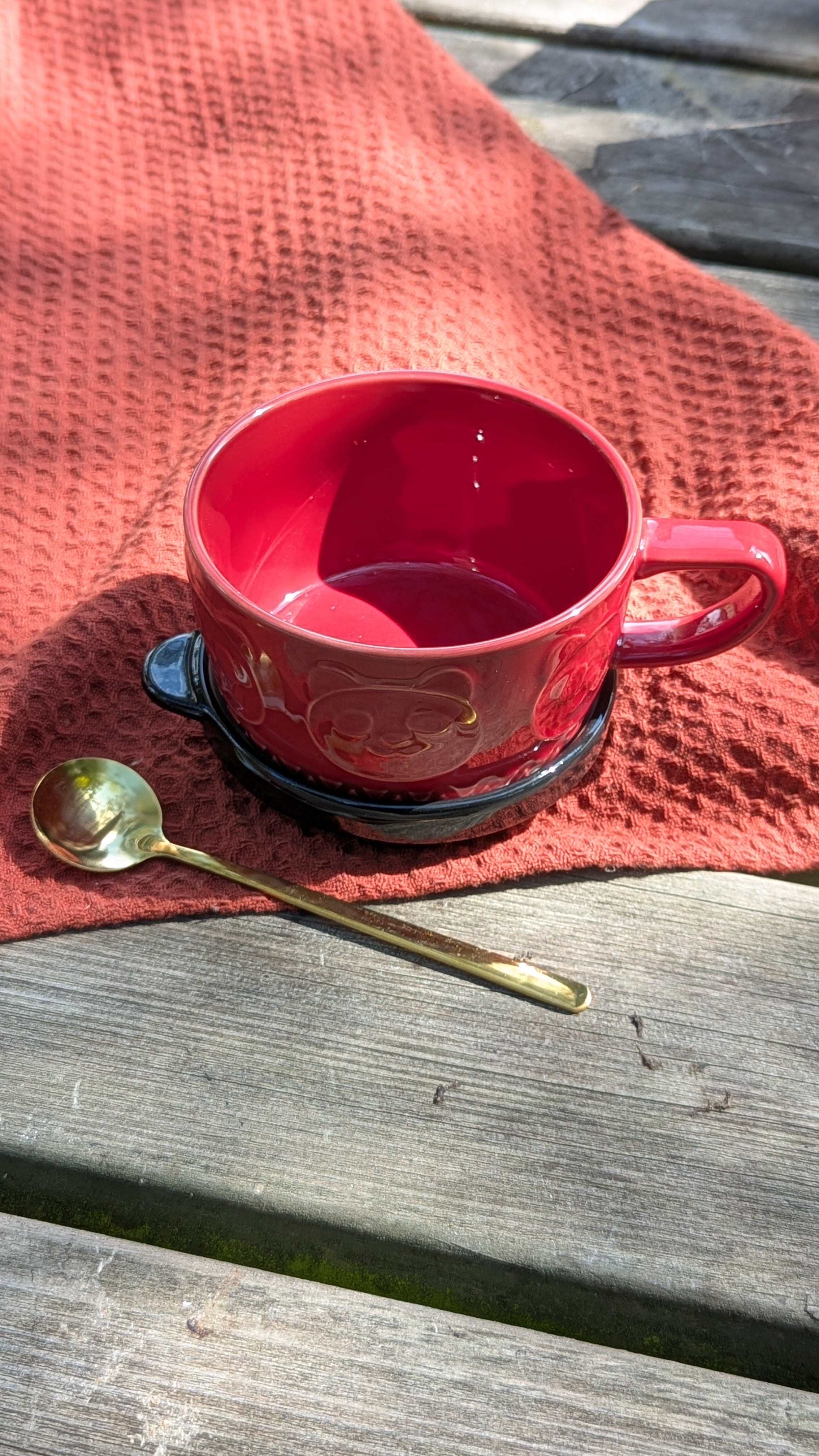 Red Panda Mug & Saucer
