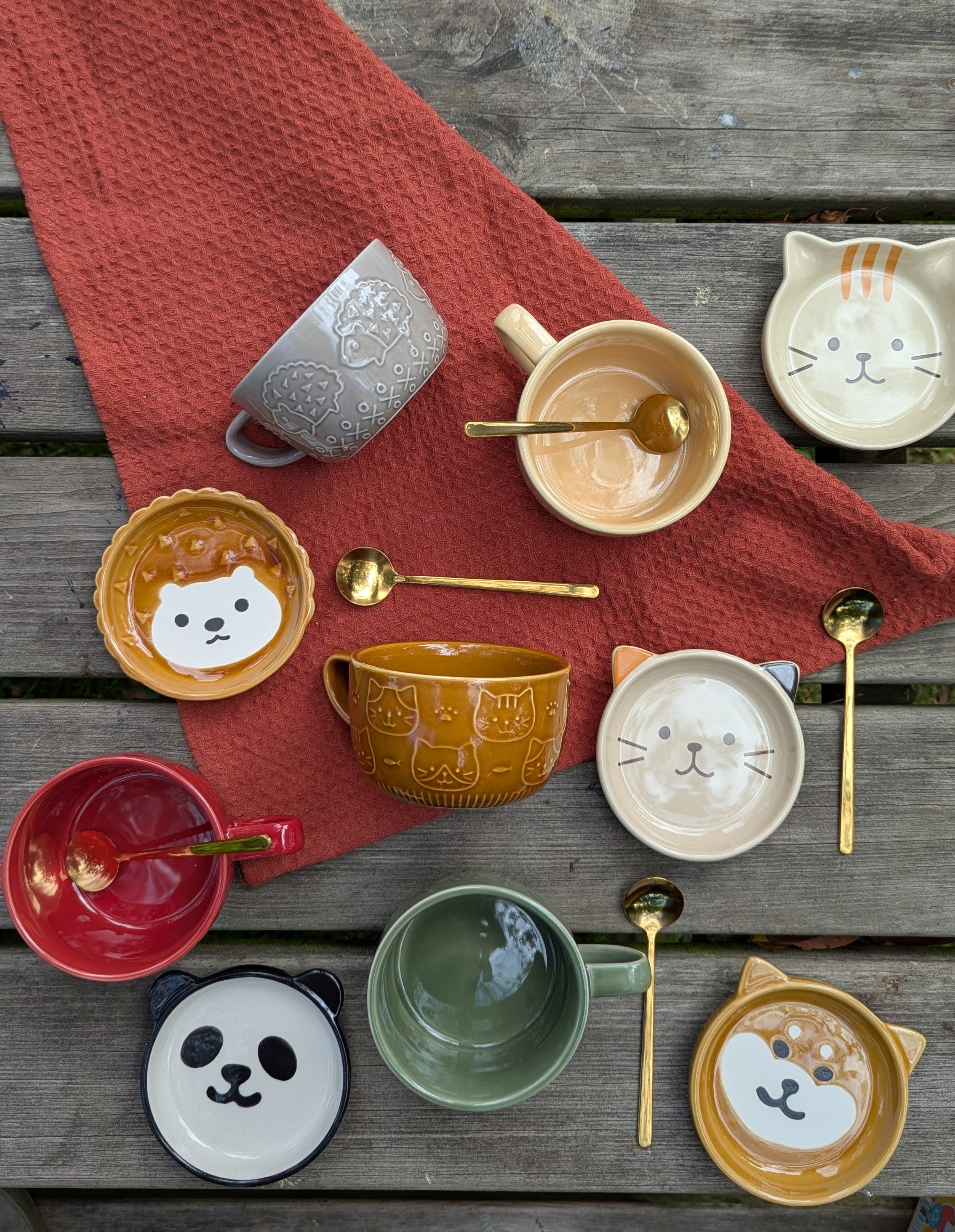 Toffee Cat Mug & Saucer