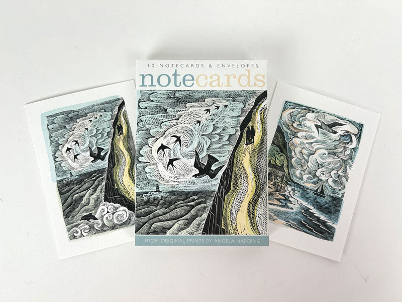 Pack Of 10 Cornish Path & The Wild Silence Notecards