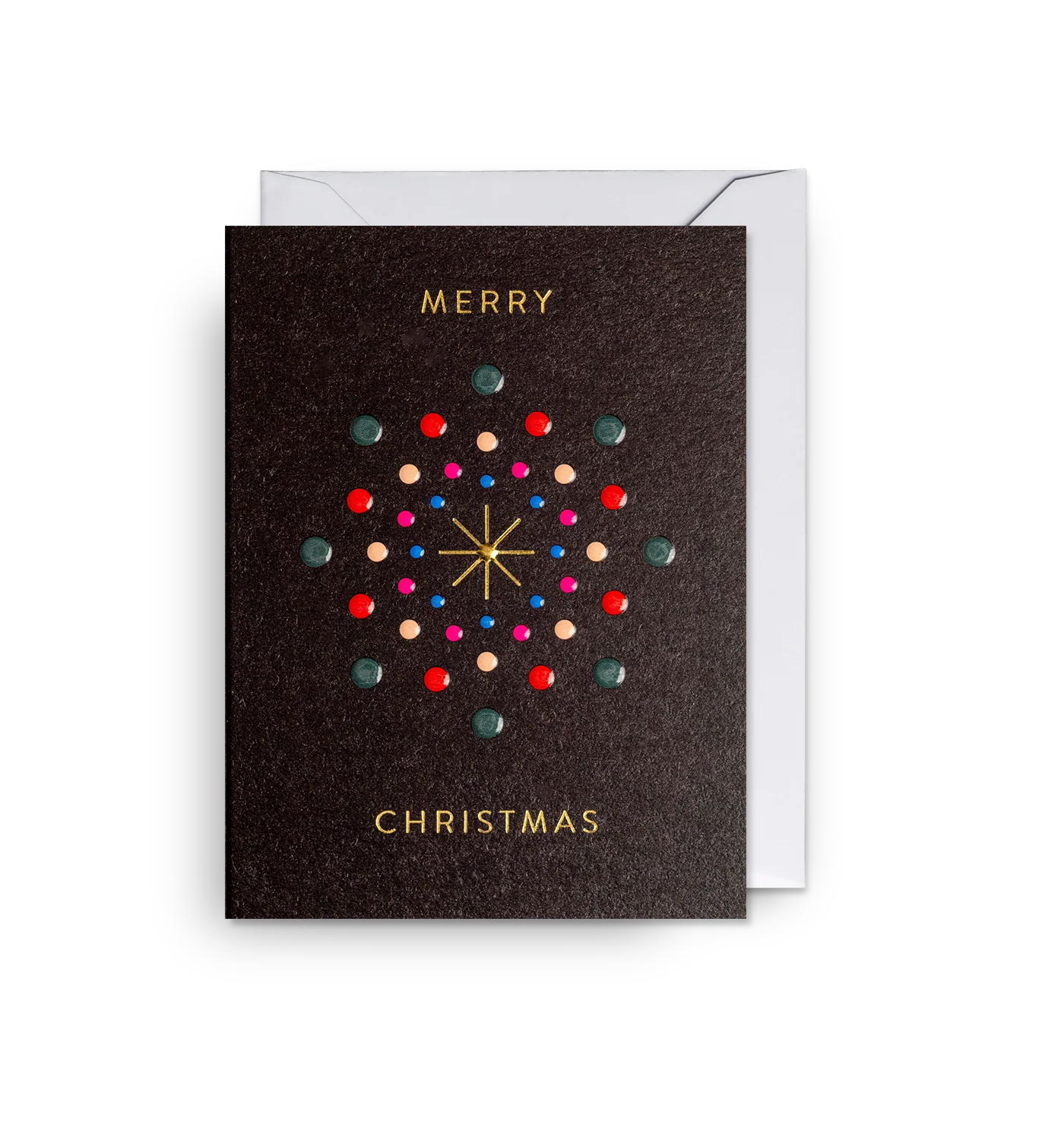 Pack Of Five Snowflake Christmas Cards