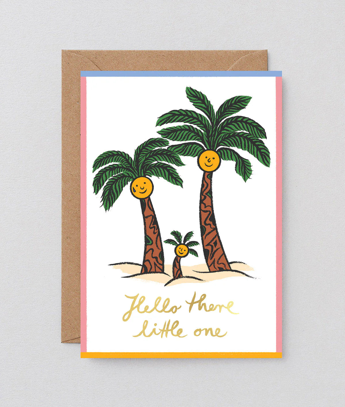 Palm Trees New Baby Card
