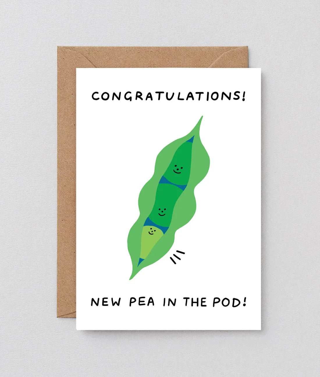 Pea Pod New Baby Card