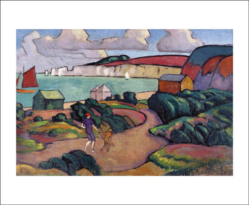 Studland Bay by Roger Fry Blank Card