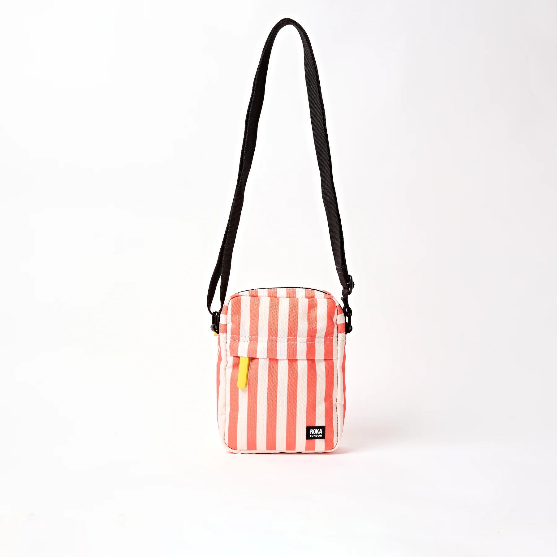 Coral Stripe Bond Recycled Canvas Bag