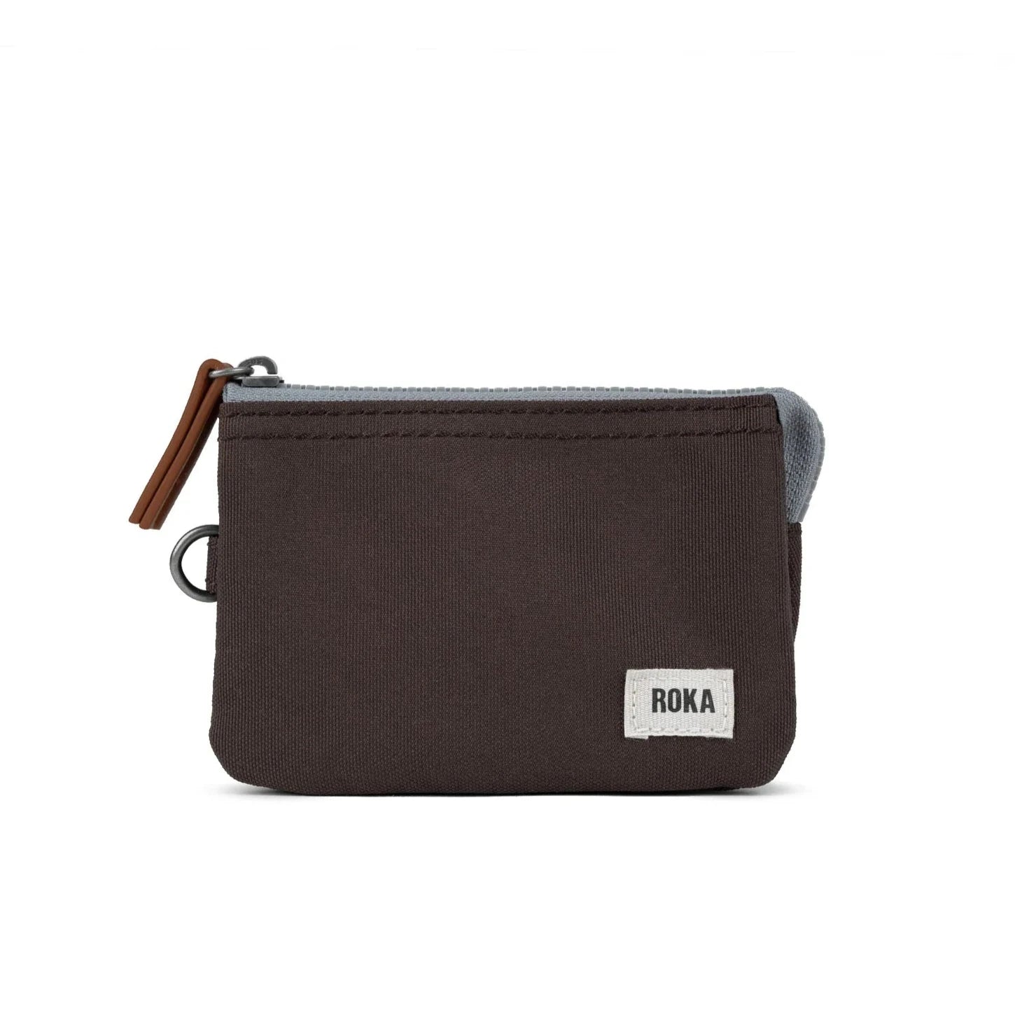 Dark Chocolate Carnaby Recycled Canvas Wallet