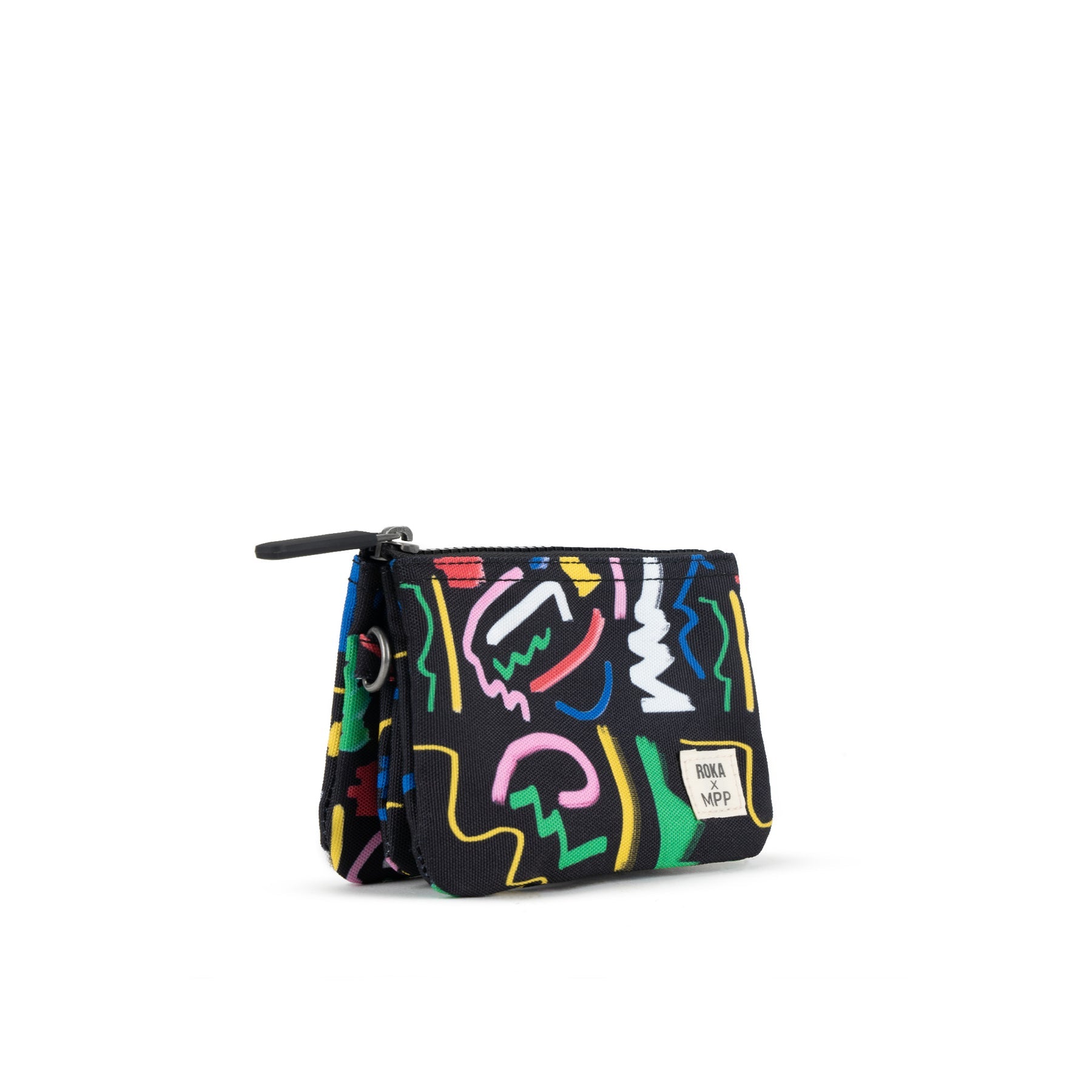 Carnaby Miss PomPom Scribble Sustainable Canvas Wallet