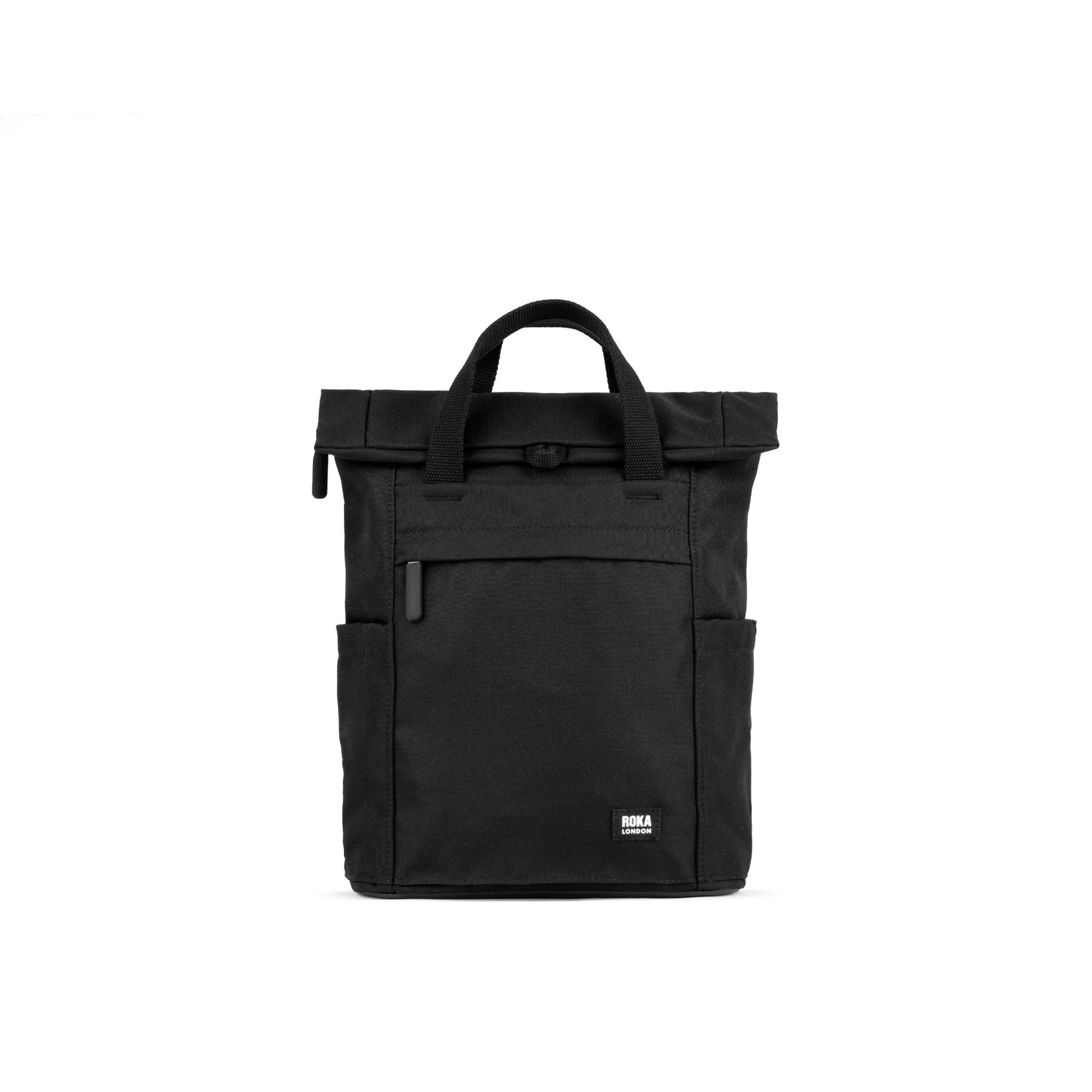 Small All Black Sustainable Finchley Backpack
