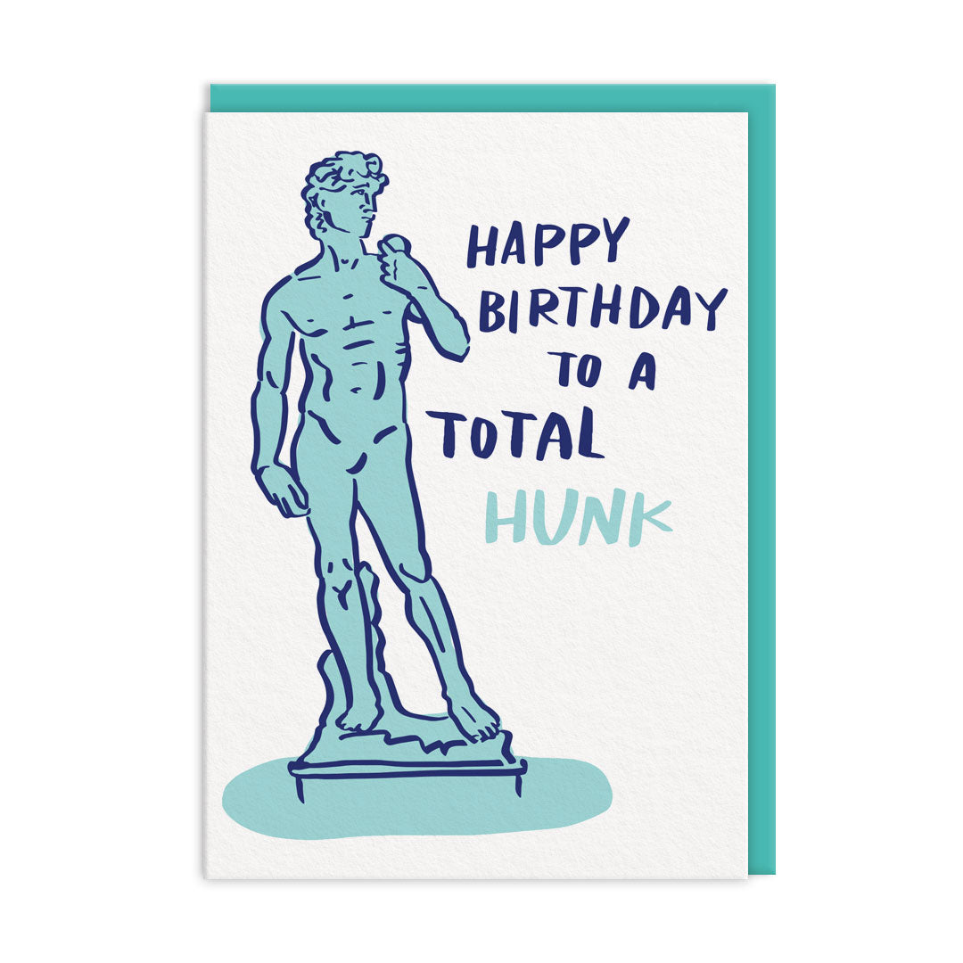 Total Hunk Birthday Card